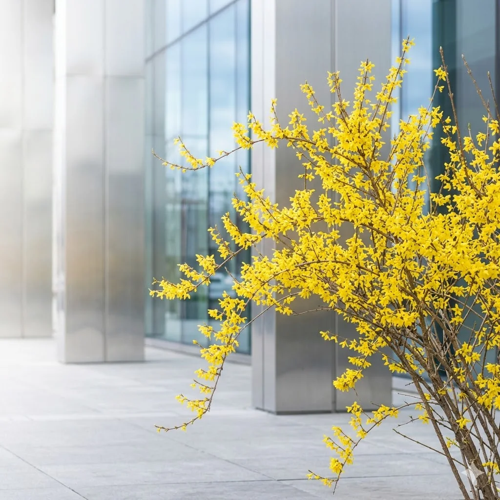 Forsycja pośrednia 'Lynwood'