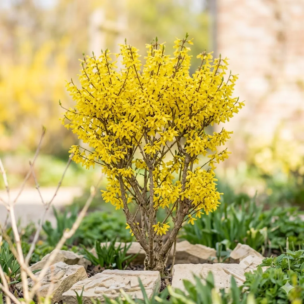 Forsycja pośrednia 'Lynwood' - zdjęcie 2